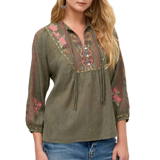 Johnny Was Camila Blouse WOMEN - Clothing - Tops - Short Sleeved Johnny Was Collection