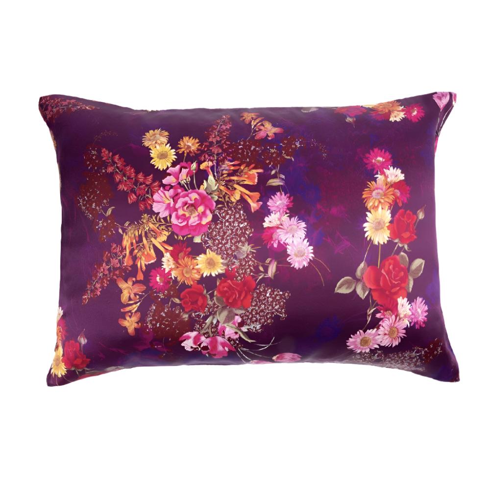 Johnny Was Decklyn Purple Floral Pillowcase Teskeys