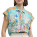 * Johnny Was Dionne Button Down Blouse - FINAL SALE WOMEN - Clothing - Tops - Short Sleeved Johnny Was Collection