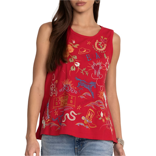 Johnny Was Texas Knit Tank Top WOMEN - Clothing - Tops - Sleeveless Johnny Was Collection   