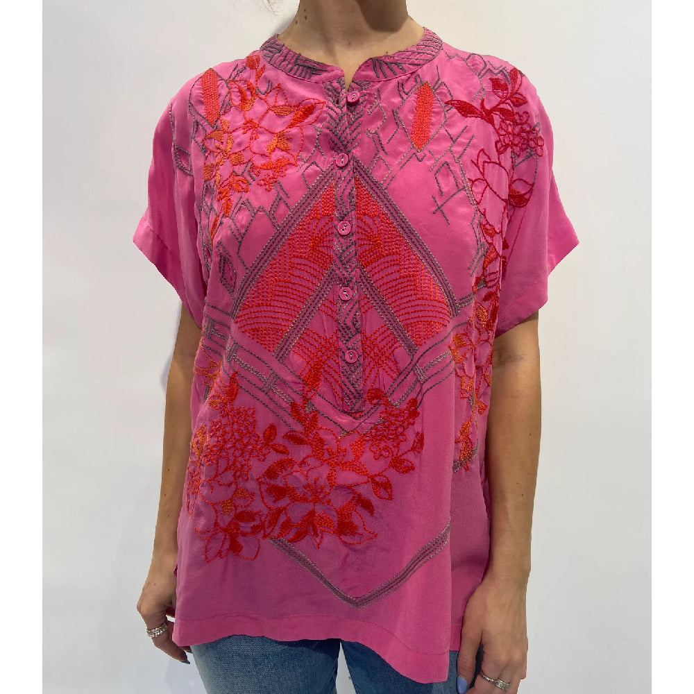 Johnny Was Motubena Blouse WOMEN - Clothing - Tops - Short Sleeved Johnny Was Collection   