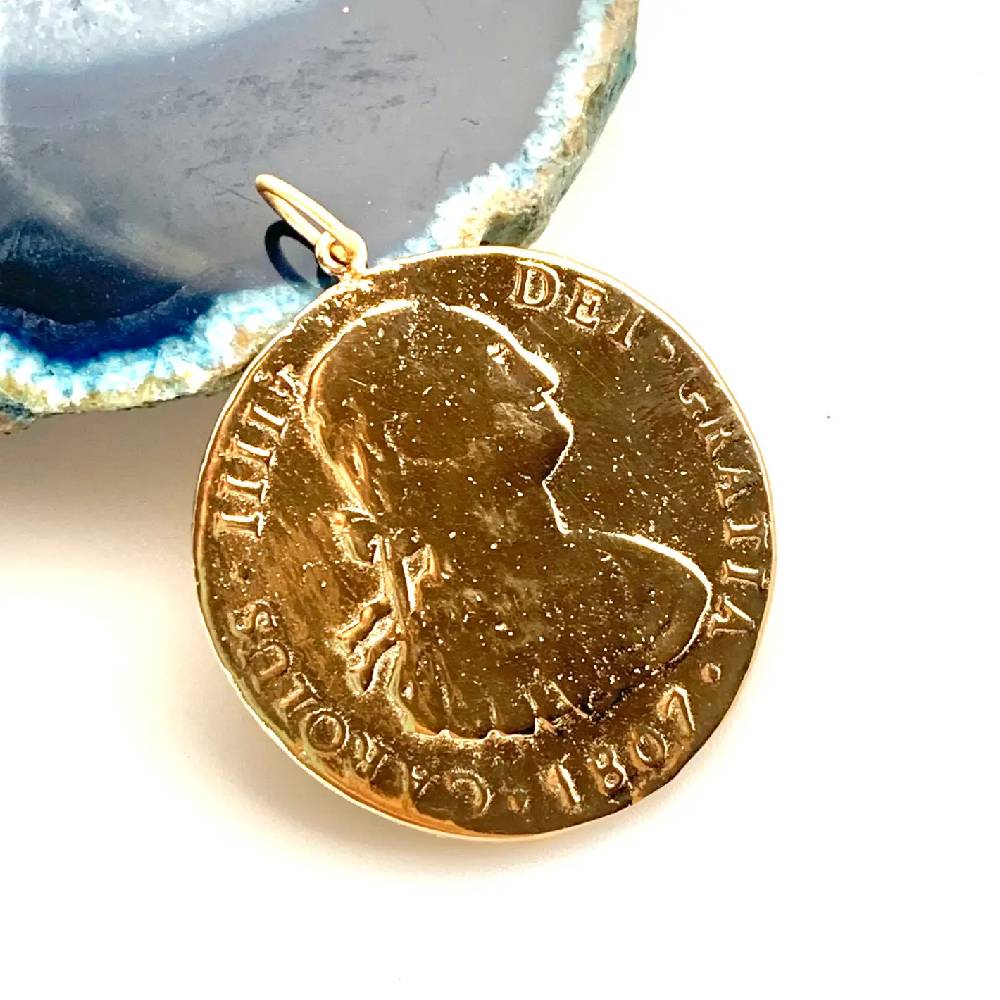 Karli Buxton Antique Coin Pendant WOMEN - Accessories - Jewelry - Pins & Pendants Karli Buxton   
