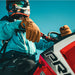 Kinco HydroFlector™ Lined Waterproof Brown Duck Ski Glove with Pull-Strap For the Rider - Gloves Kinco
