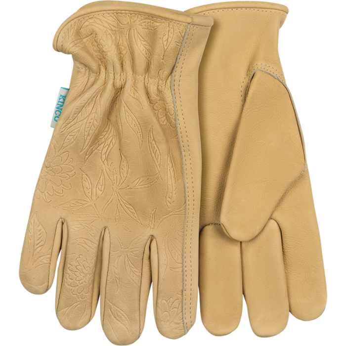 Kinco Women's Hydroflector Water-Resistant Premium Grain Cowhide Driver For the Rancher - Gloves Kinco Small  
