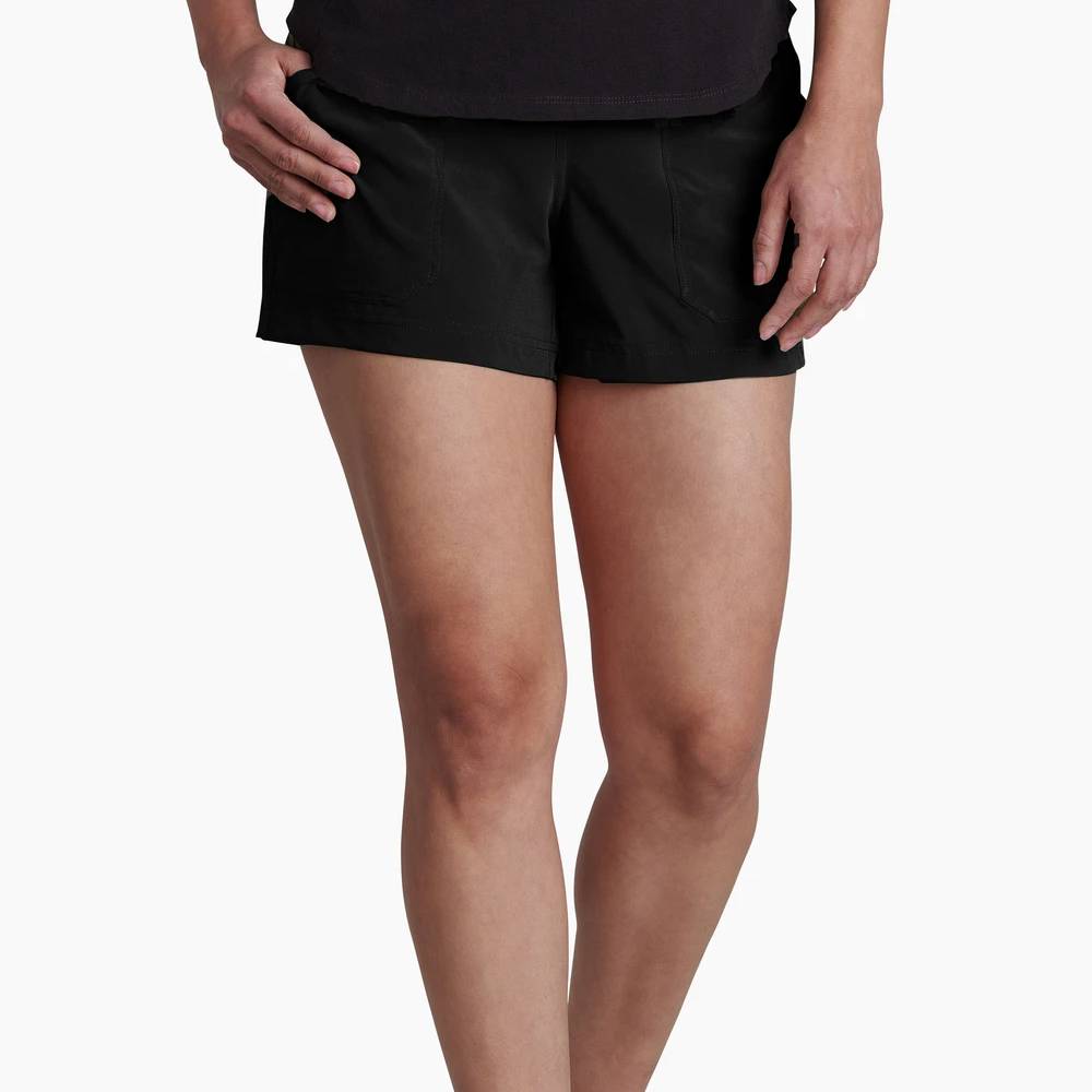 KÜHL Womens 4" Vantage Shorts in Black WOMEN - Clothing - Shorts Kuhl   