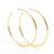 Gold Large Delicate Hoops WOMEN - Accessories - Jewelry - Earrings Splendid Iris   