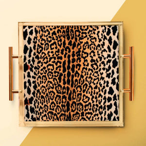 Leopard Print Large Tray HOME & GIFTS - Home Decor - Decorative Accents Tart by Taylor   