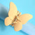 Matte Butterfly Hair Claw Clip - Beige WOMEN - Accessories - Hair Accessories Wall To Wall   
