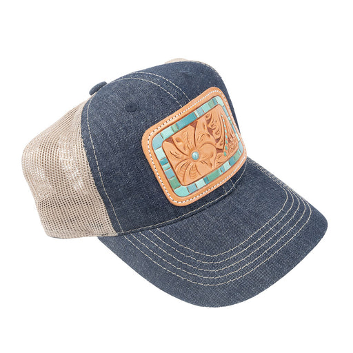 McIntire Saddlery Women's Denim Cap WOMEN - Accessories - Caps, Hats & Fedoras McIntire Saddlery   