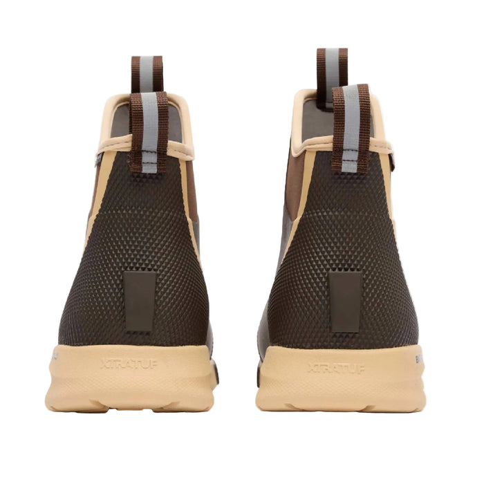 XTRATUF Men's Brown Ankle Deck Sport Boot