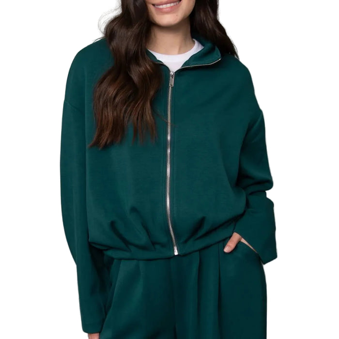 Women's Midora Zip Up Bubble Top