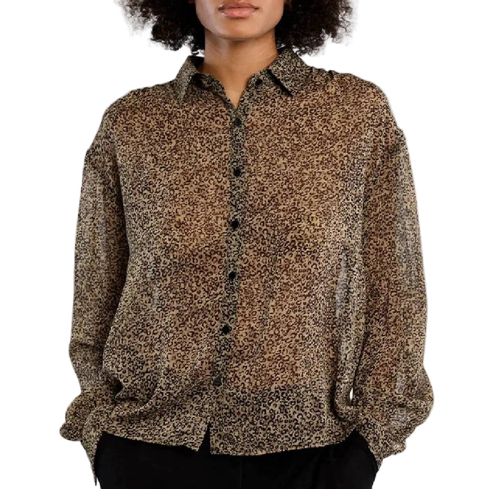 Women's Leopard Print Top