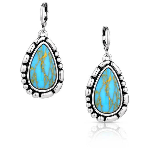 Montana Silversmith Prickly Pear Turquoise Earrings WOMEN - Accessories - Jewelry - Earrings Montana Silversmiths