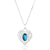 Montana Silversmiths Chiseled Silver Heart Turquoise Necklace WOMEN - Accessories - Jewelry - Necklaces Montana Silversmiths   