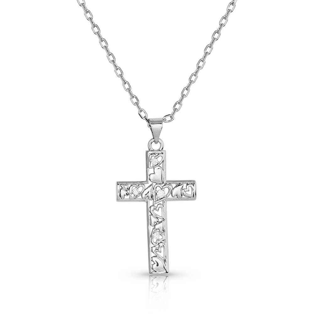 Montana Silversmiths Heartfelt Faith Cross Necklace WOMEN - Accessories - Jewelry - Necklaces Montana Silversmiths   