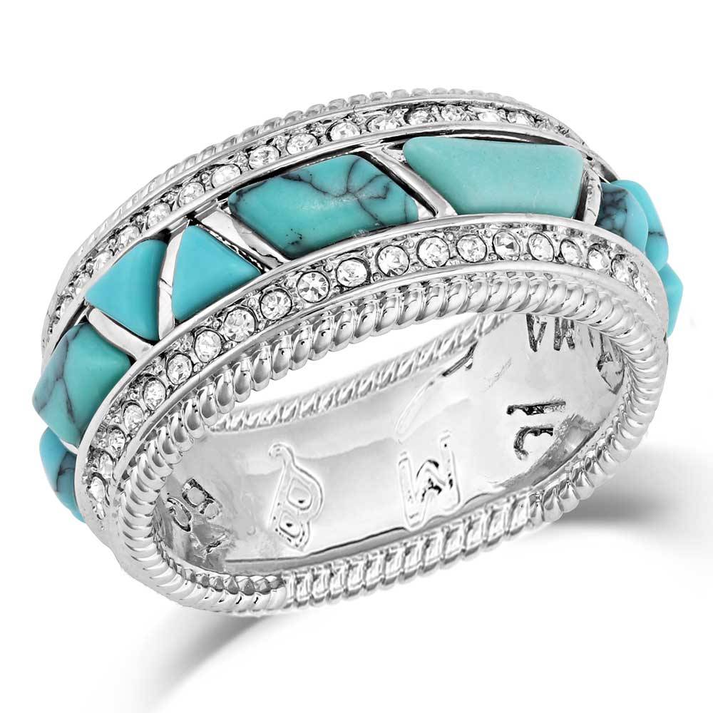 Montana Silversmiths High Noon Cobblestone Turquoise Ring WOMEN - Accessories - Jewelry - Rings Montana Silversmiths   