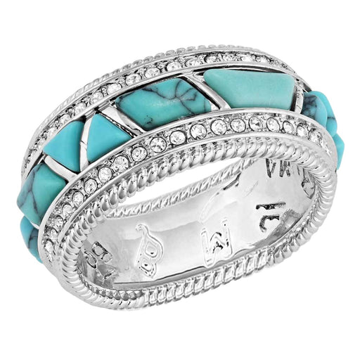 Montana Silversmiths High Noon Cobblestone Turquoise Ring WOMEN - Accessories - Jewelry - Rings Montana Silversmiths   