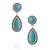 Montana Silversmiths Tranquil Waters Turquoise Earrings WOMEN - Accessories - Jewelry - Earrings Montana Silversmiths   