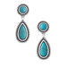 Montana Silversmiths Tranquil Waters Turquoise Earrings WOMEN - Accessories - Jewelry - Earrings Montana Silversmiths   