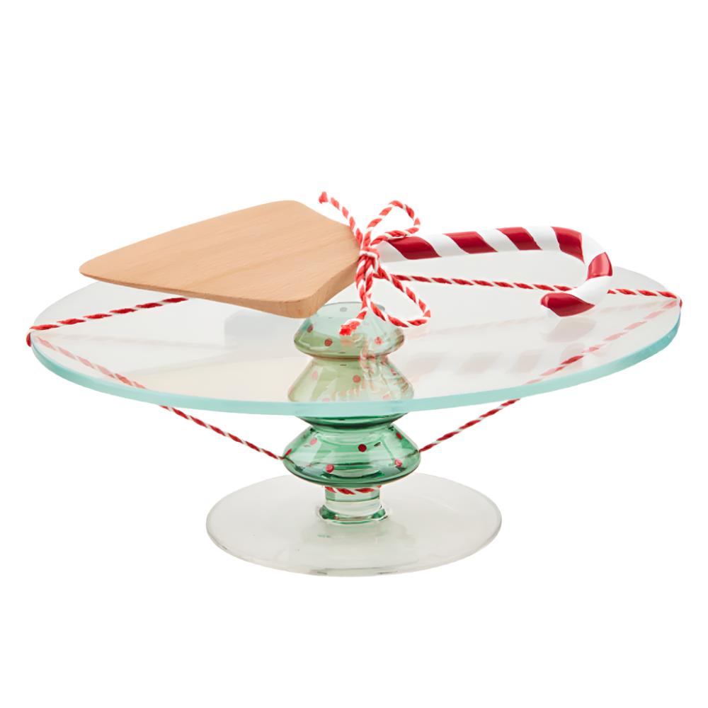 Mud Pie Glass Tree Pedestal Set HOME & GIFTS - Home Decor - Seasonal Decor Mud Pie   