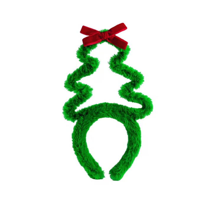 Mud Pie Kids Tree Fur Christmas Headband