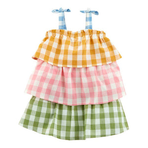 Mud Pie Girl's Tiered Check Dress KIDS - Baby - Baby Girl Clothing Mud Pie   