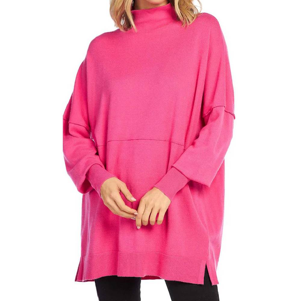 Mud Pie Rivers Mockneck Sweater - Pink WOMEN - Clothing - Sweaters & Cardigans Mud Pie   
