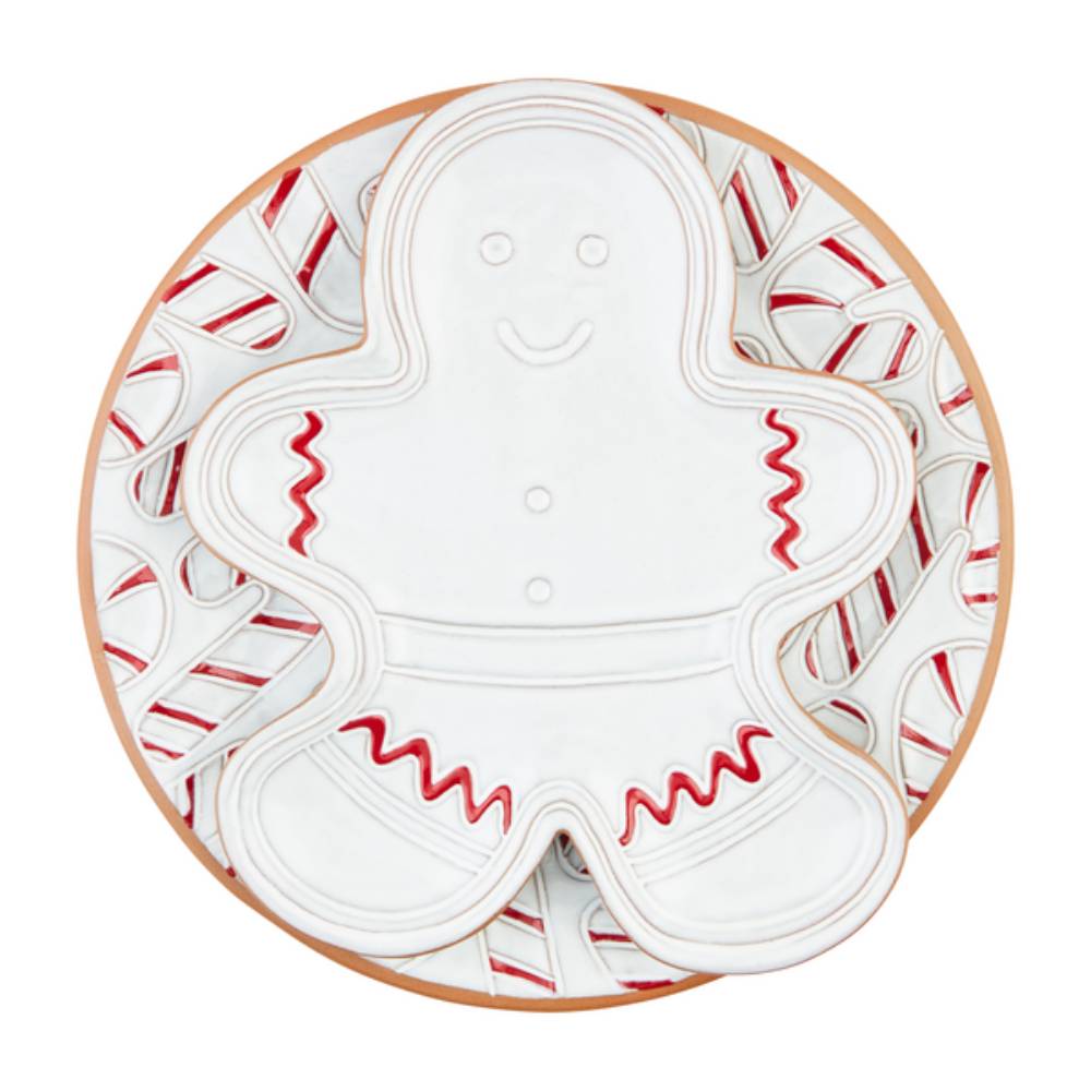 Mud Pie Gingerbread Platter Set HOME & GIFTS - Home Decor - Seasonal Decor Mud Pie   