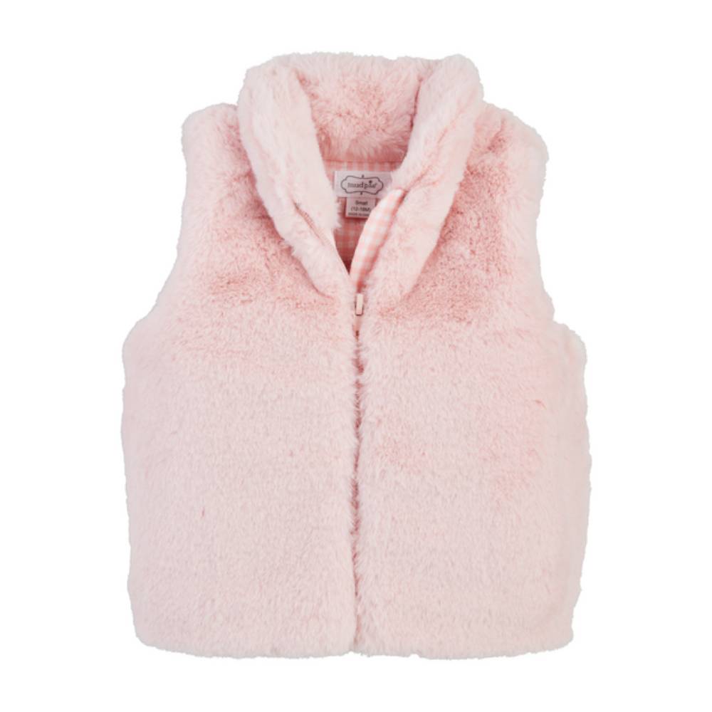 Mud Pie Ivory Faux Fur Vest KIDS - Baby - Baby Girl Clothing Mud Pie   