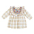 Mud Pie Toddler Neutral Check Floral Dress KIDS - Baby - Baby Girl Clothing Mud Pie   