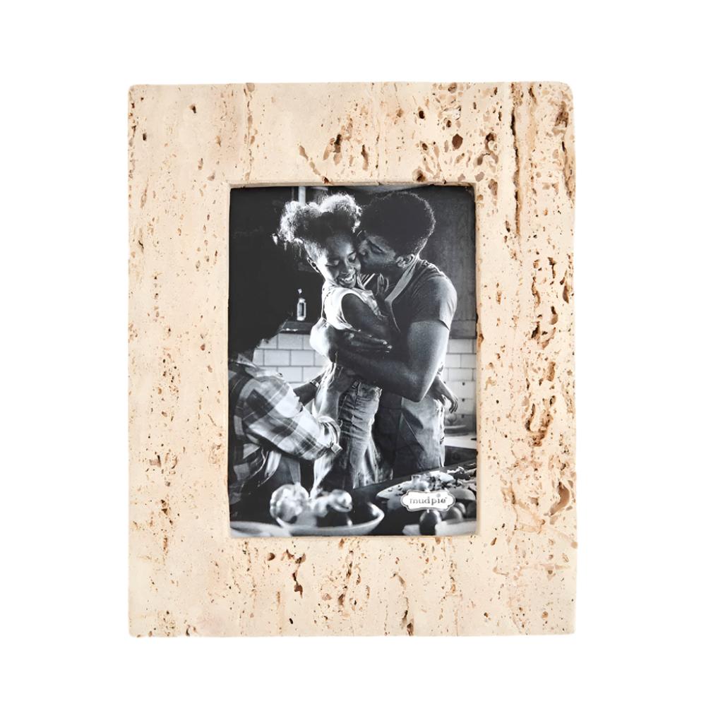 Mud Pie Travertine Large Frame Home & Gifts - Home Decor - Decorative Accents Mud Pie   