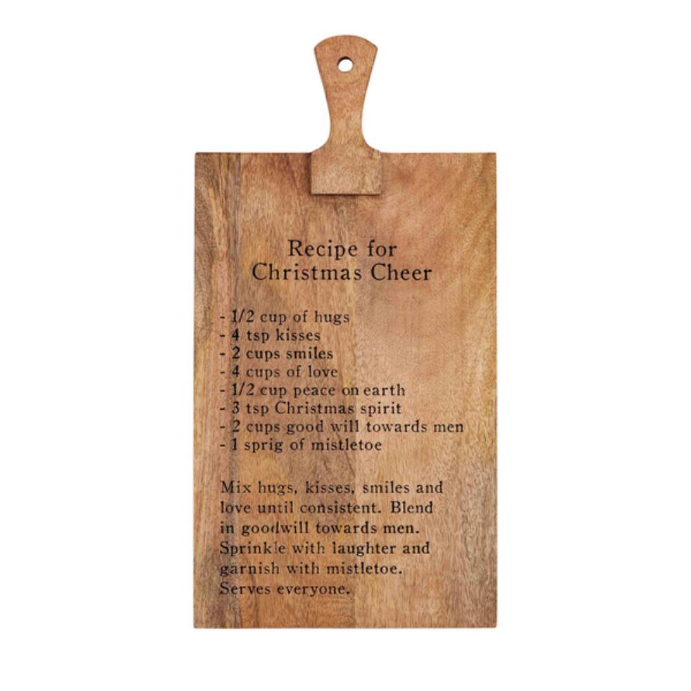 Mud Pie Christmas Cheer Recipe Board HOME & GIFTS - Home Decor - Seasonal Decor Mud Pie   