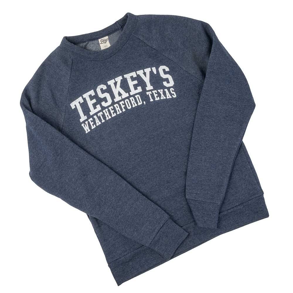 Teskey's Arch Logo Crewneck Sweatshirt - Navy TESKEY'S GEAR - Hoodies Lakeshirts   