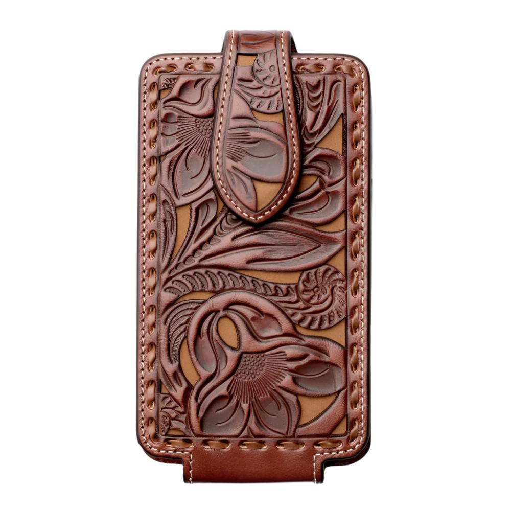 Nocona Floral Tooled Cell Phone Case MEN - Accessories - Wallets & Money Clips M&F Western Products   