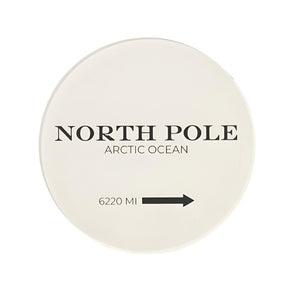 North Pole Acrylic Coaster HOME & GIFTS - Home Decor - Seasonal Decor Tart by Taylor   