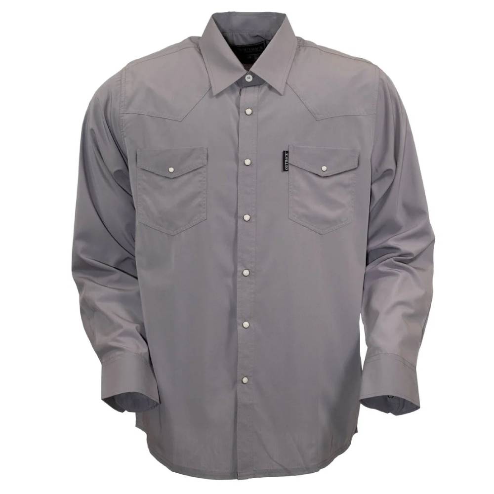 Outback Trading Men's Moab Western Bamboo Shirt MEN - Clothing - Shirts - Long Sleeve Shirts Outback Trading Co   