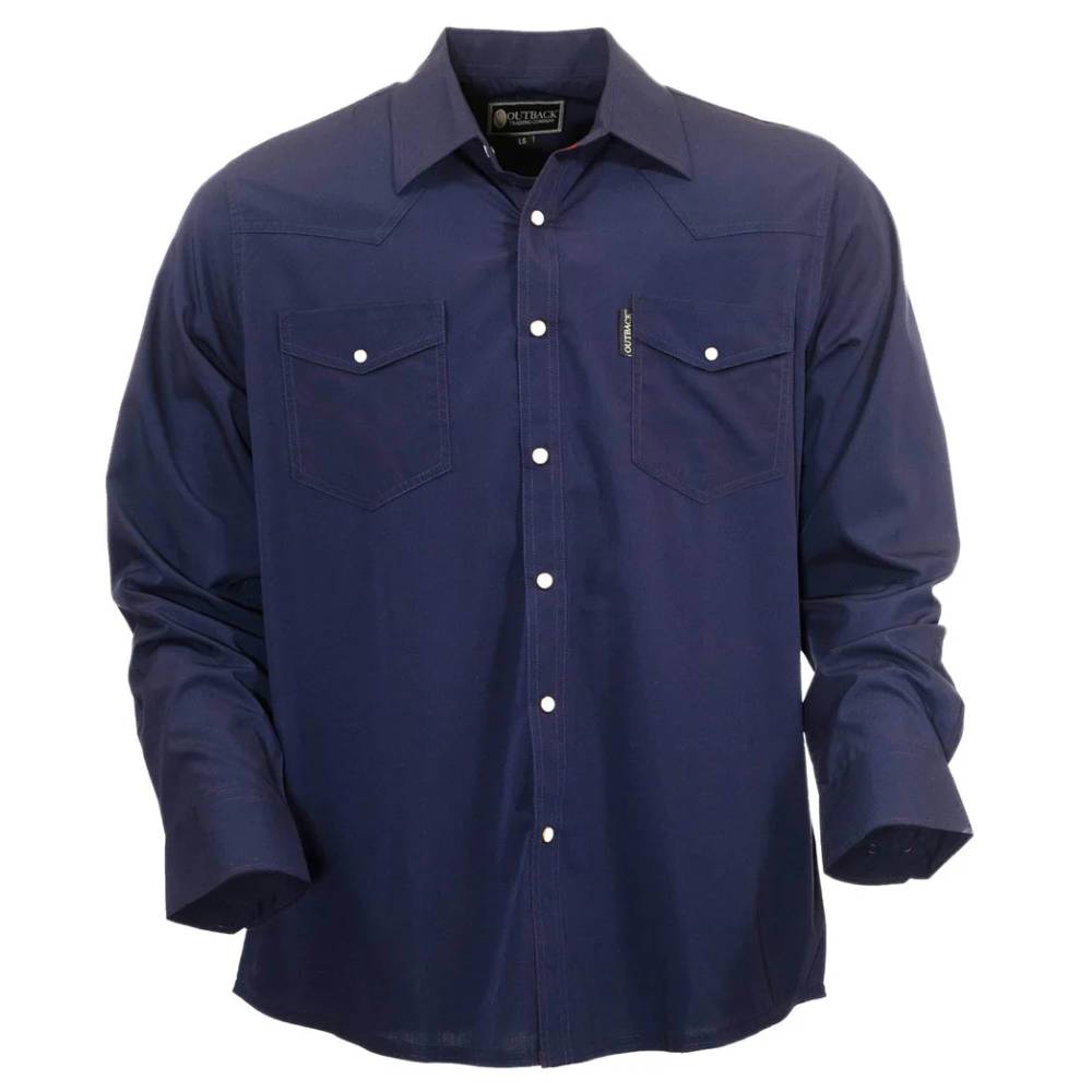 Outback Trading Men's Moab Western Bamboo Shirt MEN - Clothing - Shirts - Long Sleeve Shirts Outback Trading Co   