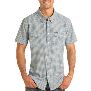 Panhandle Men's Geo Western Shirt MEN - Clothing - Shirts - Short Sleeve Shirts Panhandle   