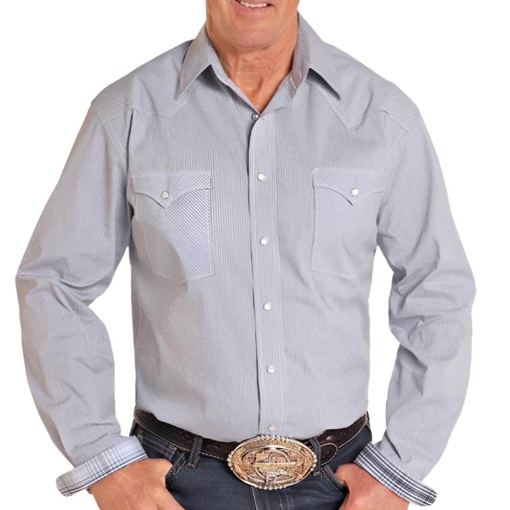 Panhandle Men's Roughstock Stripe Shirt MEN - Clothing - Shirts - Long Sleeve Shirts Panhandle   