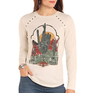 Panhandle Women's Cactus Tee WOMEN - Clothing - Tops - Long Sleeved Panhandle   