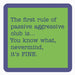 "Passive Aggressive" Coaster HOME & GIFTS - Gifts Drinks On Me   
