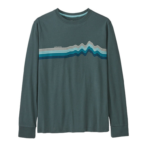 Patagonia Kid's Regenerative Ridge Rise Stripe Tee KIDS - Boys - Clothing - Shirts - Long Sleeve Shirts Patagonia   