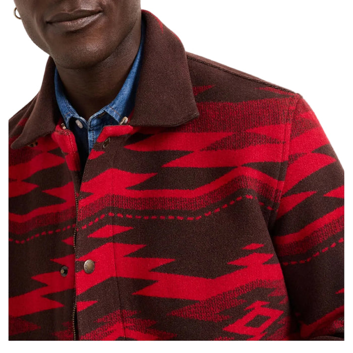 Pendleton Men's Silverton Shearling Collar Wool Coat MEN - Clothing - Outerwear - Jackets Pendleton
