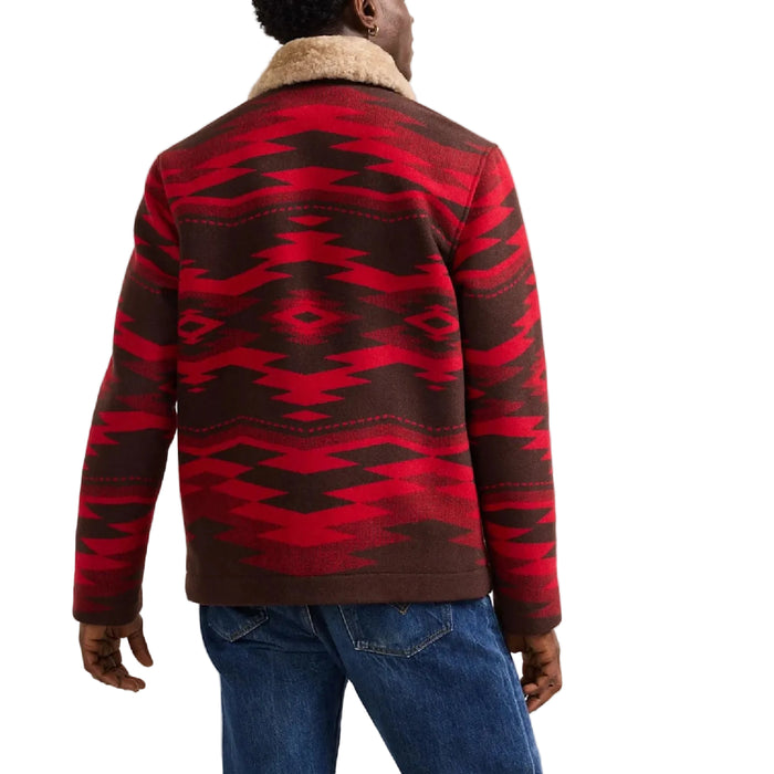 Pendleton Men's Silverton Shearling Collar Wool Coat MEN - Clothing - Outerwear - Jackets Pendleton