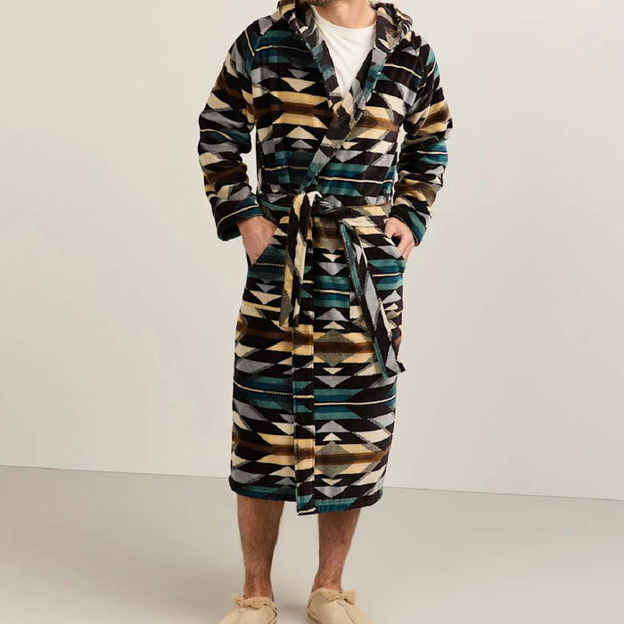 Pendleton Wyeth Trail Cotton Terry Velour Bathrobe