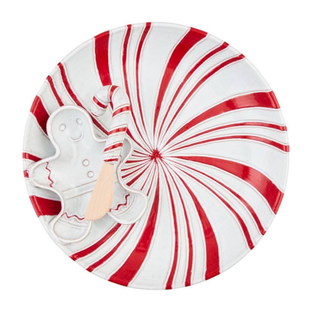 Mud Pie Peppermint Chip & Dip Set HOME & GIFTS - Home Decor - Seasonal Decor Mud Pie   