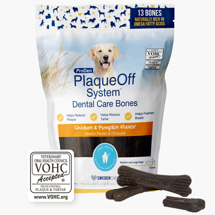 ProDen PlaqueOff Dental Care Chicken Flavor Bones