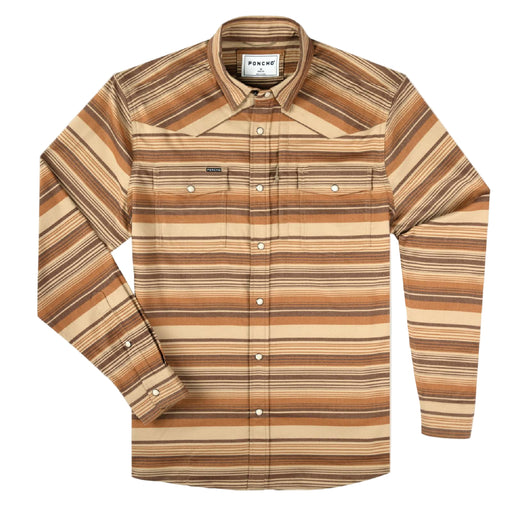 Poncho The Adobo Western Flannel Shirt - Slim Fit MEN - Clothing - Shirts - Long Sleeve Poncho Outdoors