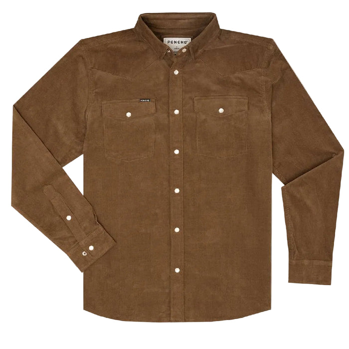 Poncho The Barnhart Corduroy Western Shirt - Slim Fit