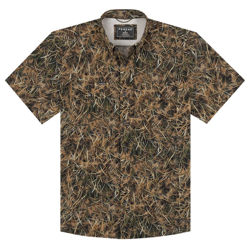 Poncho The Layout Blind Original Shirt - Slim Fit MEN - Clothing - Shirts - Short Sleeve Poncho Outdoors